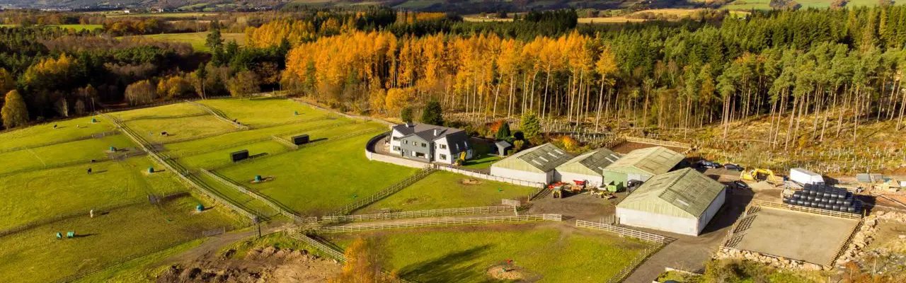 Beautiful farm with architect-designed house, superb equestrian facilities, forestry and grazing land: Meeks Park Farm 1 (Large)