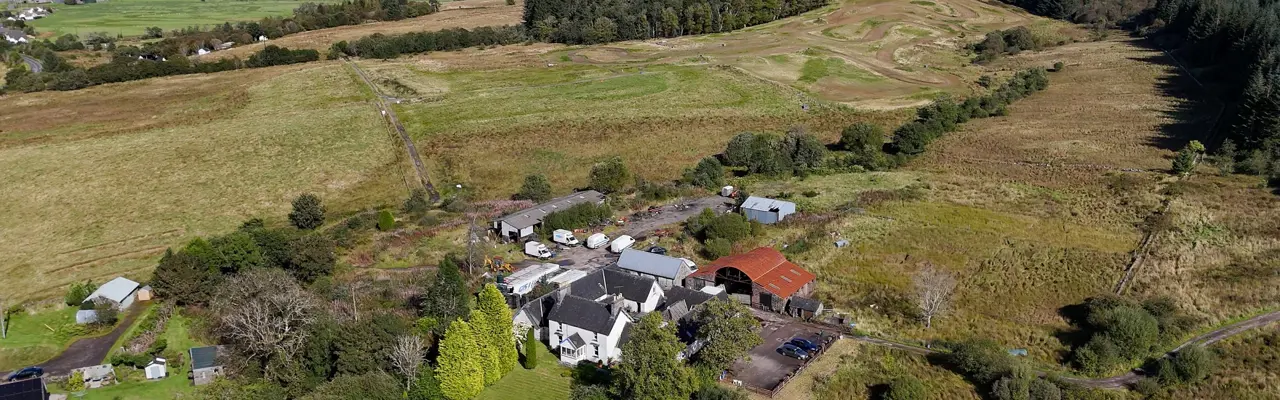 Diversified farm with motocross track, holiday cottage, farm shop and attractive farmhouse: Achnashelloch 1