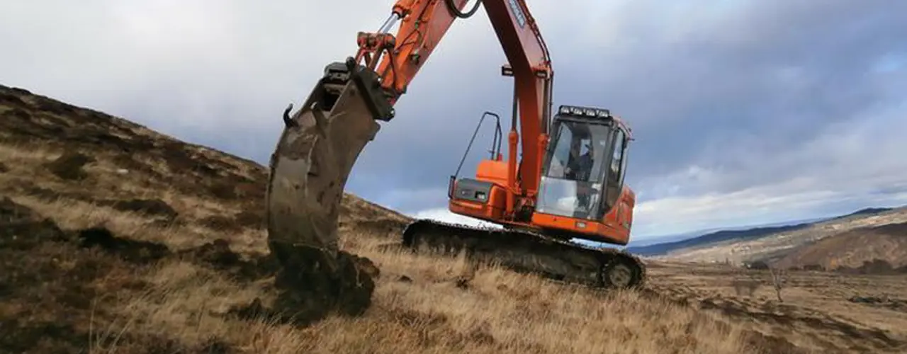 Excavator Based Site Preparation On Less Accessible Parts Of The Site 808X455