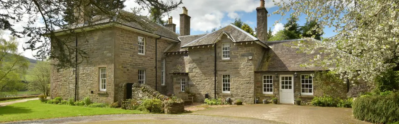 Beautiful former manse with party barn and stunning views : The Old Manse At Farleyer~2 (Large)