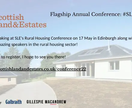 SLE Annual Conference 2022:  Homes at the heart of rural communities: SLE Conference