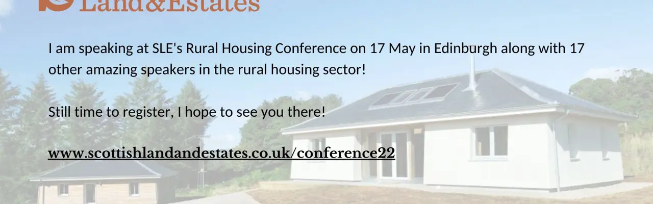 SLE Annual Conference 2022:  Homes at the heart of rural communities: SLE Conference