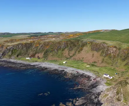 Stunning private bay with two beach cottages for sale: Morroch 3