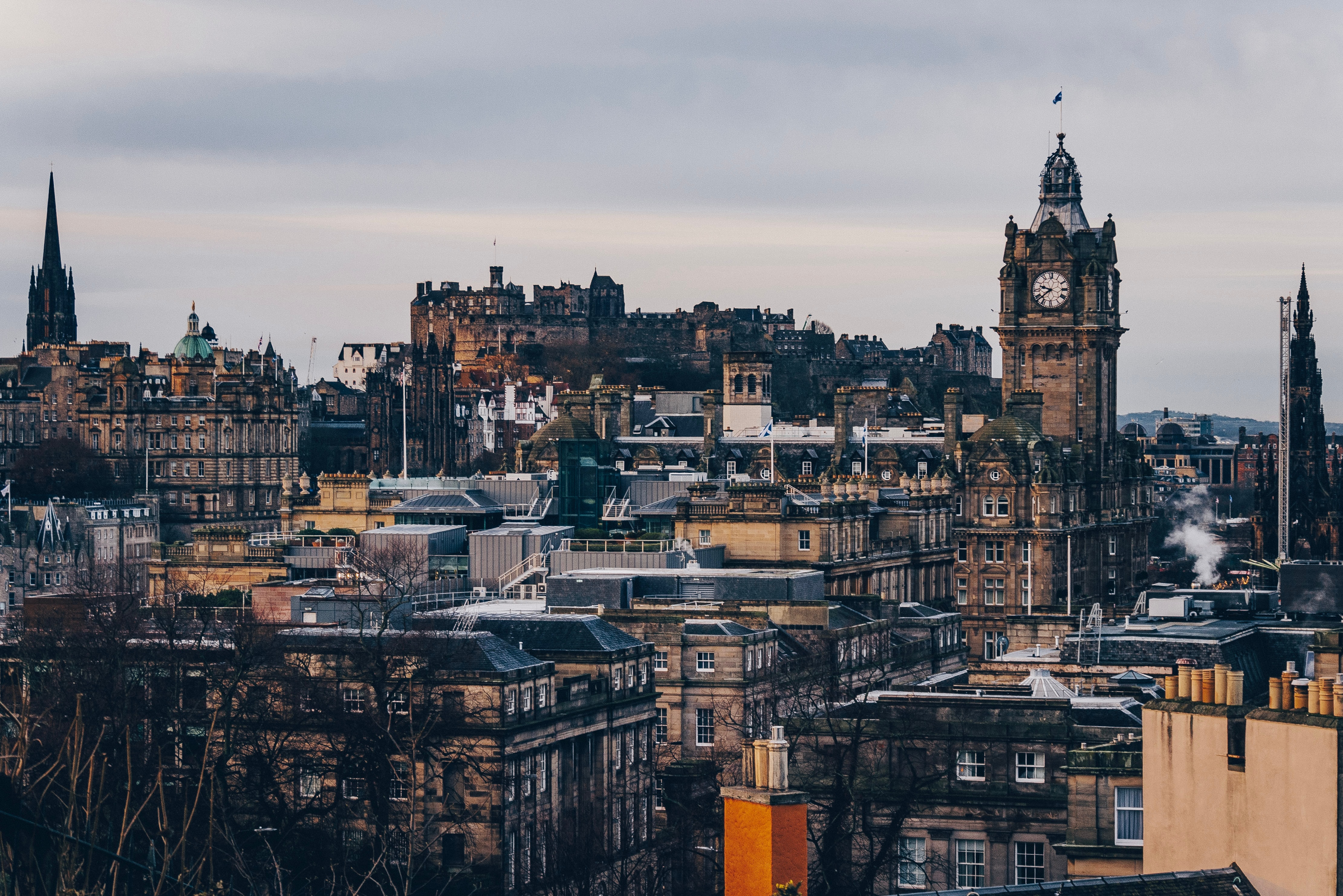 Edinburgh Skyline in the Evening 