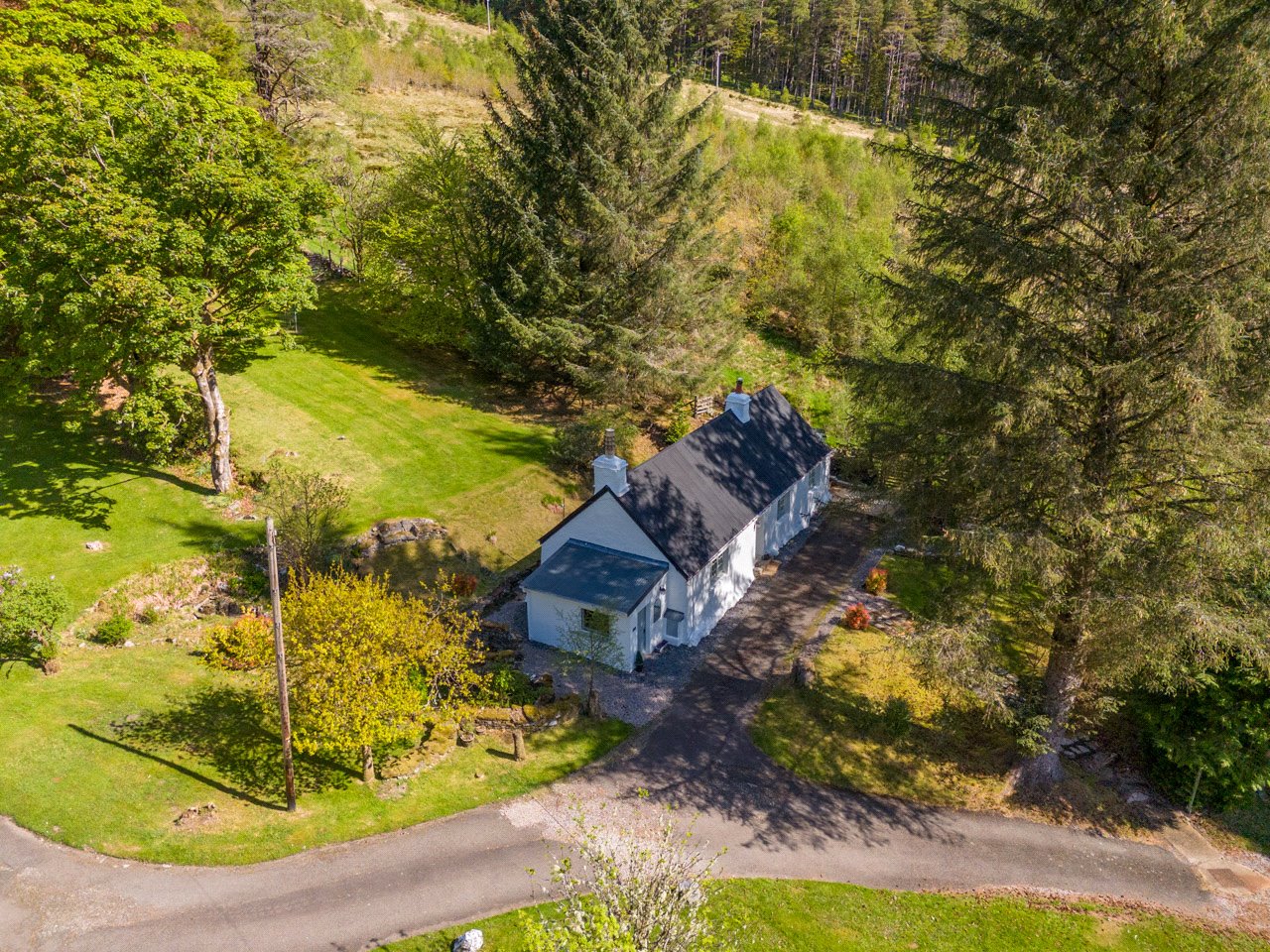 Aerial Cottage
