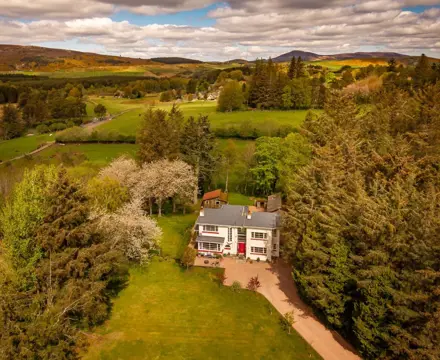 Architecturally Significant Art Deco Country Home Launches Near Cairngorms National Park: Auchin 2