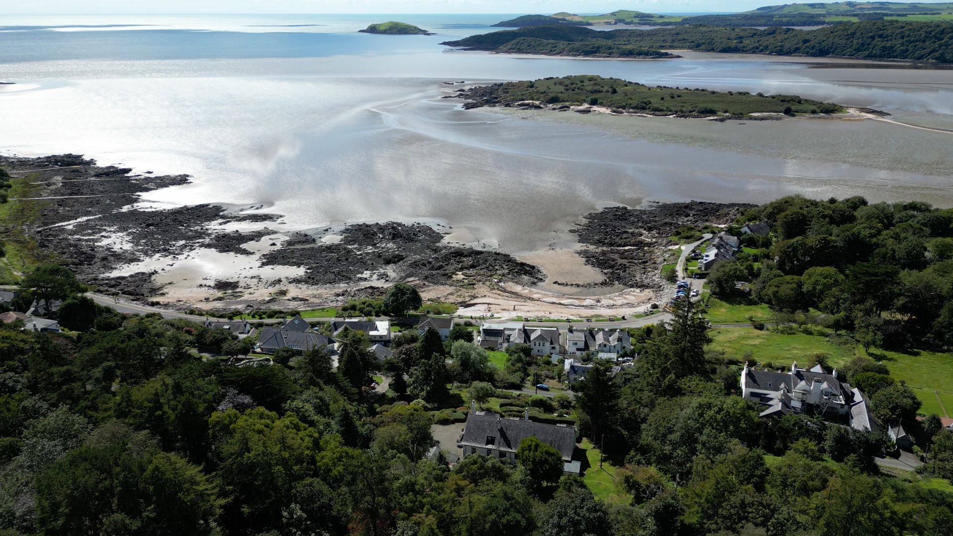 Ariel  shot of Grennan's views