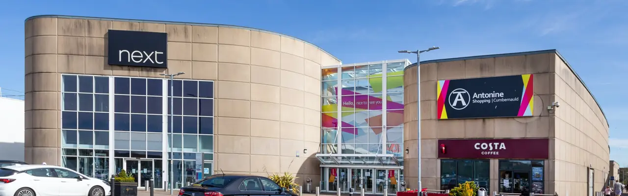 Galbraith advises Beltrace on Acquisition of Antonine Shopping Centre: Cumbernauld Antonine Shopping Centre June 2023