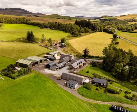 Scenic farm in Highland Perthshire with holiday chalet and pod: Boreland Farm 2 (Large)