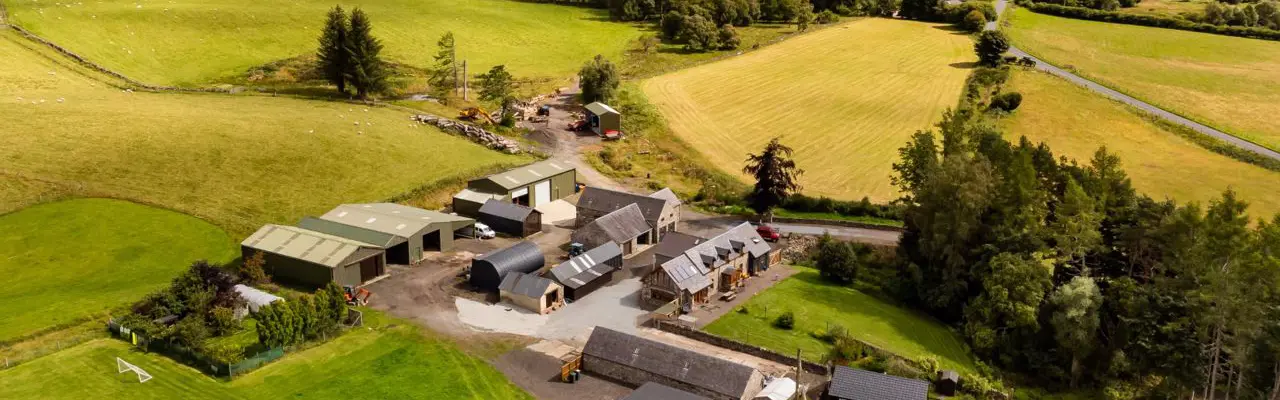 Scenic farm in Highland Perthshire with holiday chalet and pod: Boreland Farm 2 (Large)