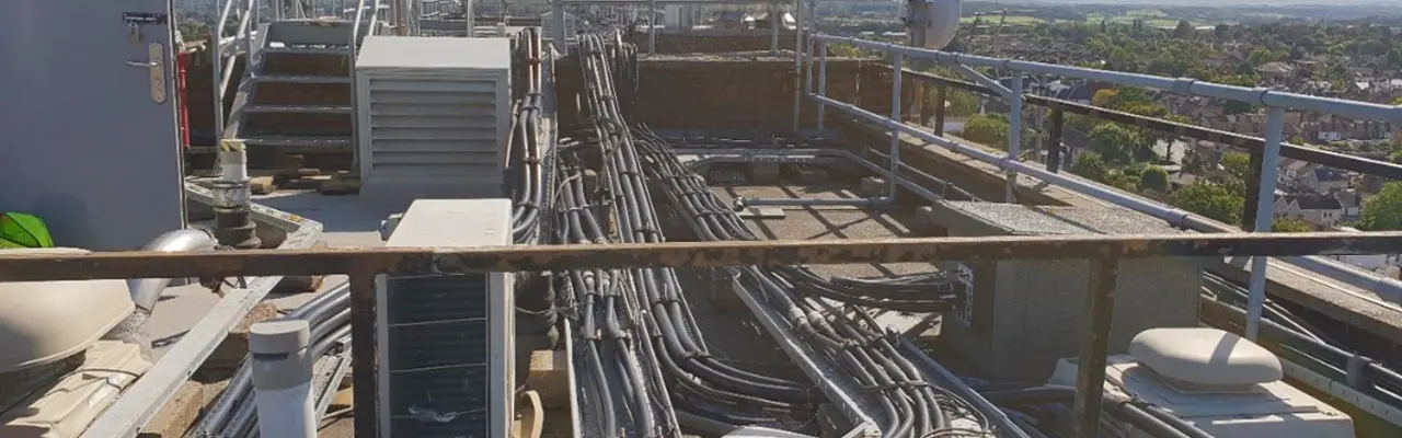 Challenges mount for landlords as tech fuels demand for buildings: Telecoms building roof