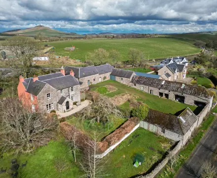 Stunning former farmhouse set in scenic countryside with enviable views : Hawthornside Grange Aerial
