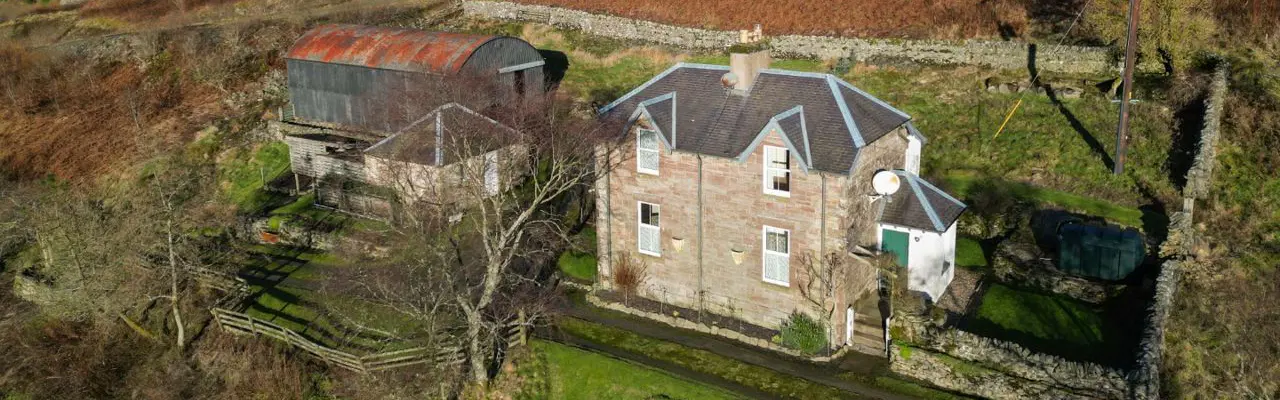 Secluded Rural Home Set Within Stunning Woodland Grounds in Scottish Borders: Cliff Hope