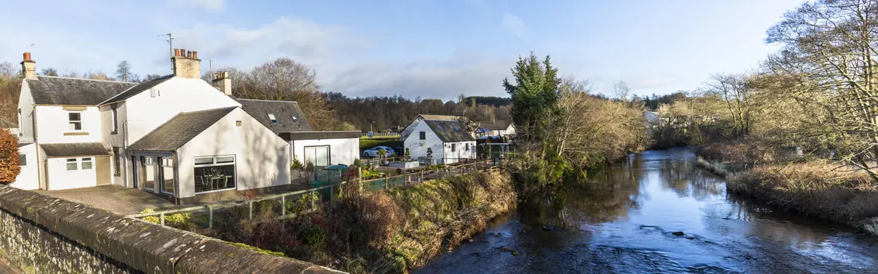 Former Tearoom and Shop in Prime Ayrshire Setting: 36 Main Street Sorn ~1