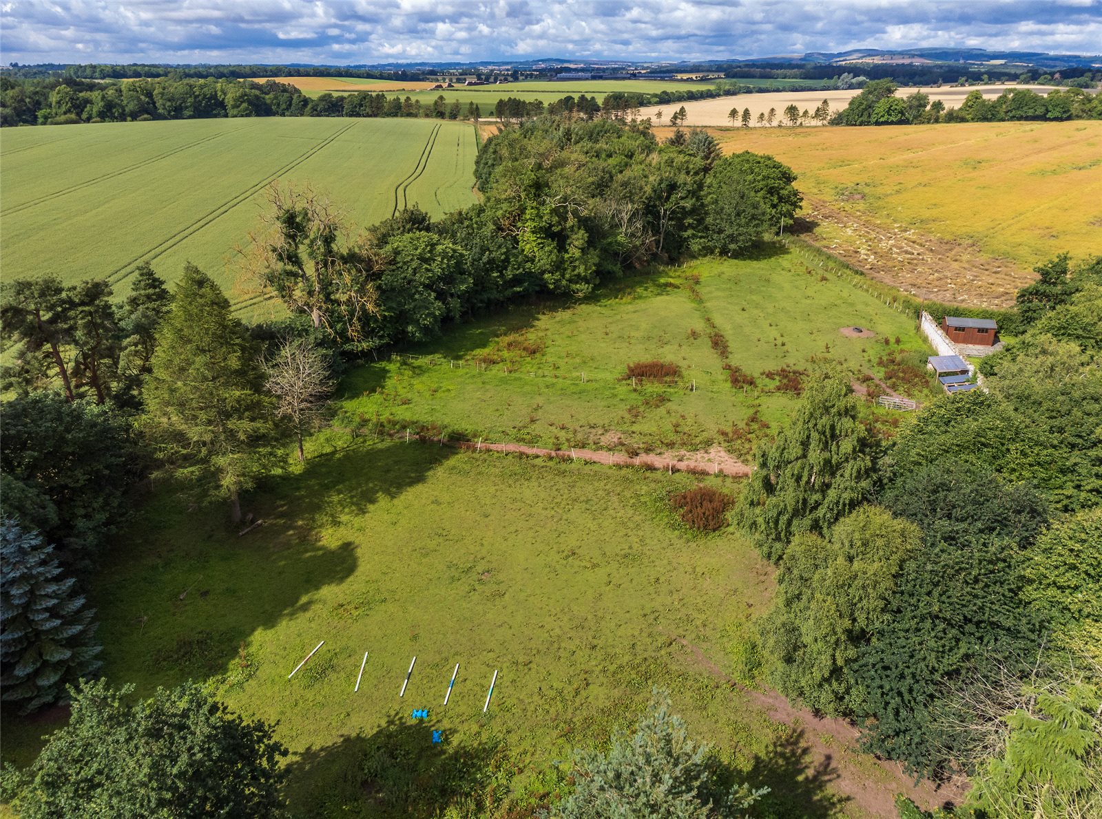 Paddocks Aerial View