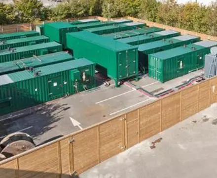 Gas peaking: Filling the gaps in energy supply: Fareham Mast