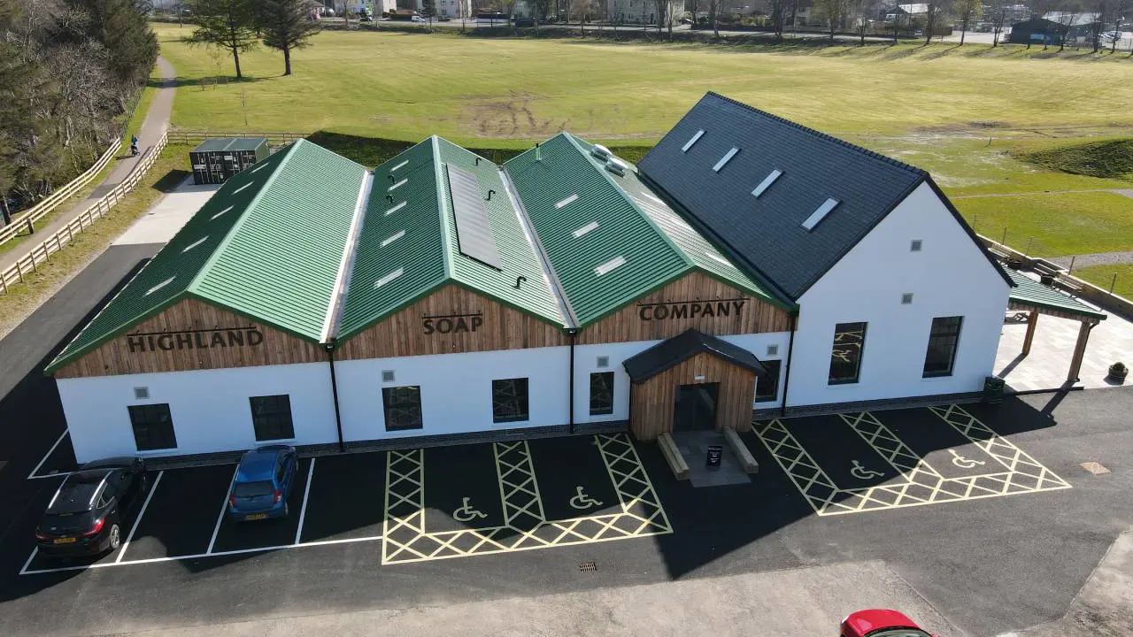 Highland Soap Factory Exterior Signage