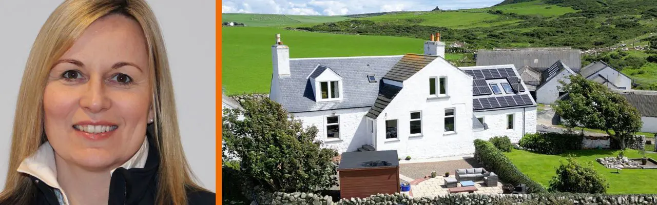 Traditional Galloway farmhouse and former cheese loft with dramatic coastal views for sale: Sheena Ramsay | Slockmill Farm