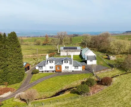 Energy-efficient Ayrshire smallholding for sale offering exceptional lifestyle opportunity : Shawsknowe 1