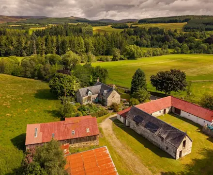 Pretty Perthshire farmhouse with land, on the Cateran Trail: Dalreoch 2