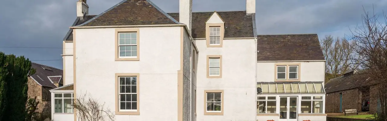 Beautiful farm with 18th century farmhouse in superb valley setting : Linton Burnfoot Farmhouse 1