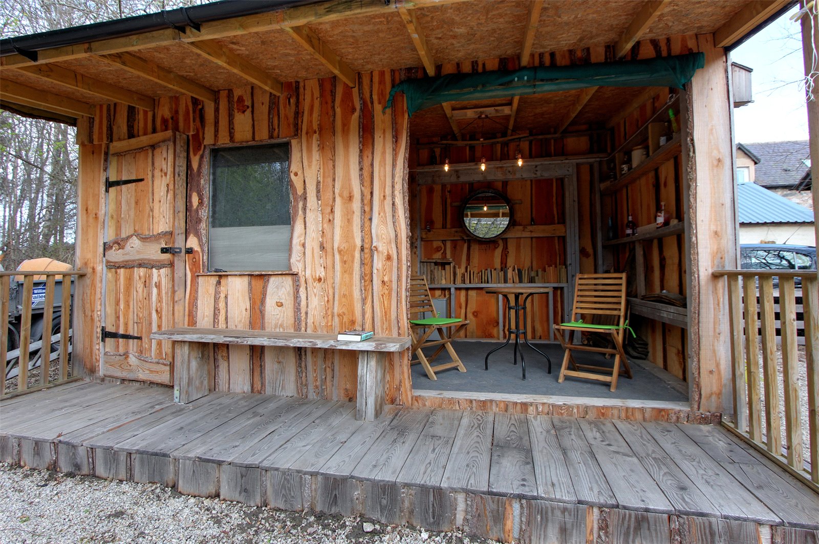 Shed/Seating Area