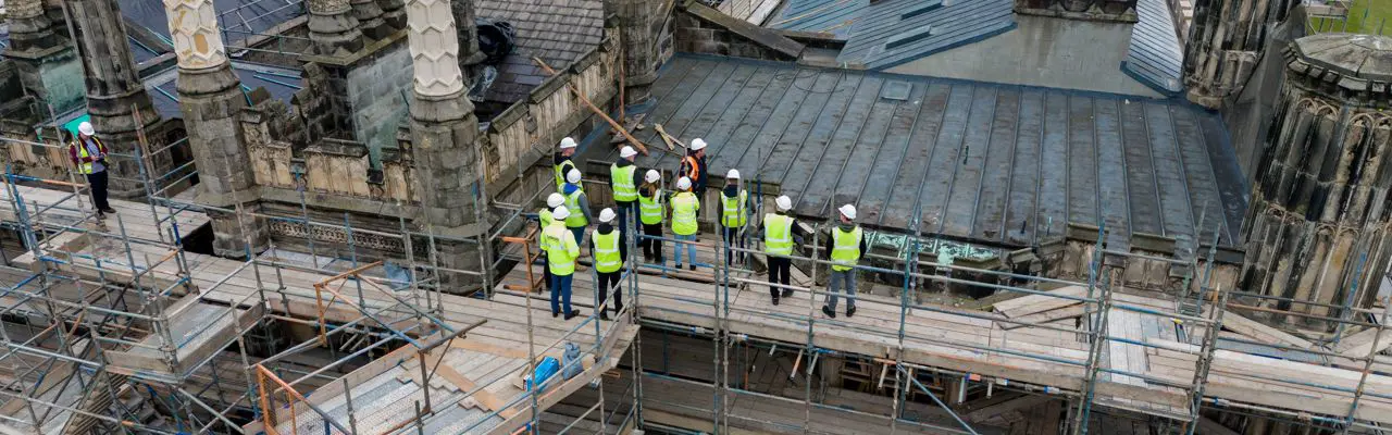 Next generation building skills for the future: Napier Site Visit With Galbraith 1