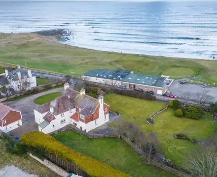 Arts and crafts home overlooking Brora Golf Course and beach: Sunrise | Brora Golf Club