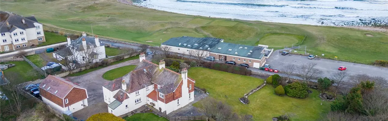 Arts and crafts home overlooking Brora Golf Course and beach: Sunrise | Brora Golf Club