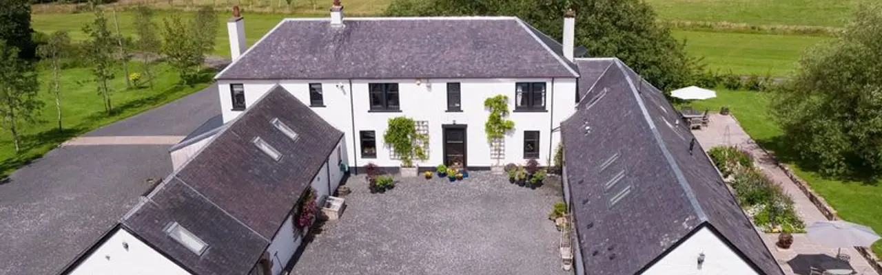 Superb Ayrshire Farmhouse With 25 Acres, Landing Strip And Annexe: 1596709081 Glenshamrock Farm 1 808X455