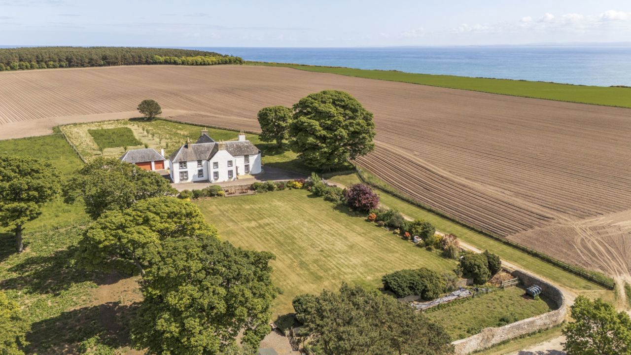 B-listed farmhouse with spectacular coastal views across Dornoch and Moray Firths: Tarrel Farmhouse