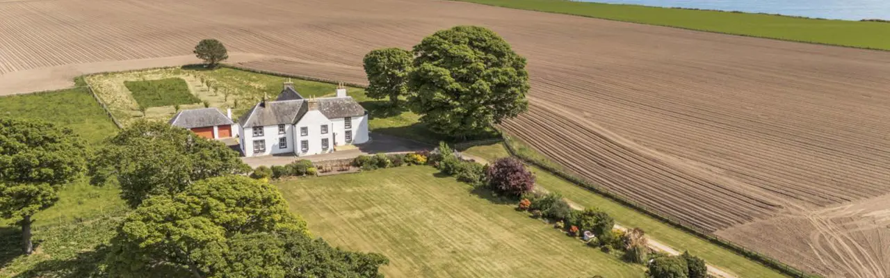B-listed farmhouse with spectacular coastal views across Dornoch and Moray Firths: Tarrel Farmhouse