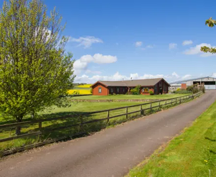 Desirable Rural Property Close To Lunan Bay Beach With Outbuildings And Luxury Stable Block: 1532082613 News Balnabrechan Lodge 808X455