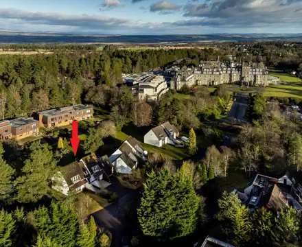 Impressive Family Home for Sale within Exclusive Gleneagles Golf Resort: 3A Balmoral Court Aerial 1